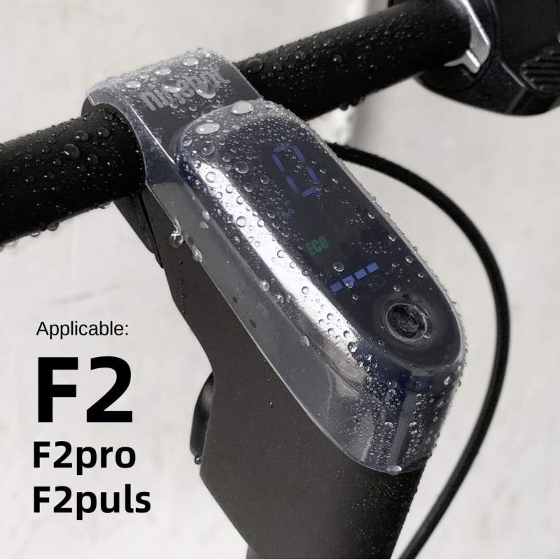Vodoodporna zaščita zaslona, ​​združljiva s Segway F2, F2 Plus, F2 Pro ali podobnimi Segway - Ninebot - 10 Vodoodporna zaščita z