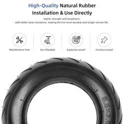 Pneumatico solido per scooter elettrico Zero 8, Zero 9, Vsett 8, Vsett 9, Kugoo X1, Kirin G2 Pro 8.5x3 Kukirin - 5 Pneumatico so