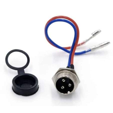 Ladeanschluss an GX16-Stecker für Roller, Fahrrad oder Elektrofahrzeug  - 1 Ladeanschluss an GX16-Stecker für Roller, Fahrrad od