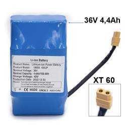 Externt extra batteri 36v 4400mah för elscooter eller elcykel  - 1 Externt extra batteri 36v 4400mah för elscooter eller elcykel