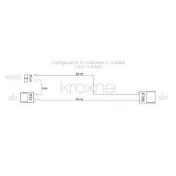 Seriële aansluitkabel voor externe accu compatibel met scooter, elektrische fiets of iets dergelijks  - 2 Seriële aansluitkabel 