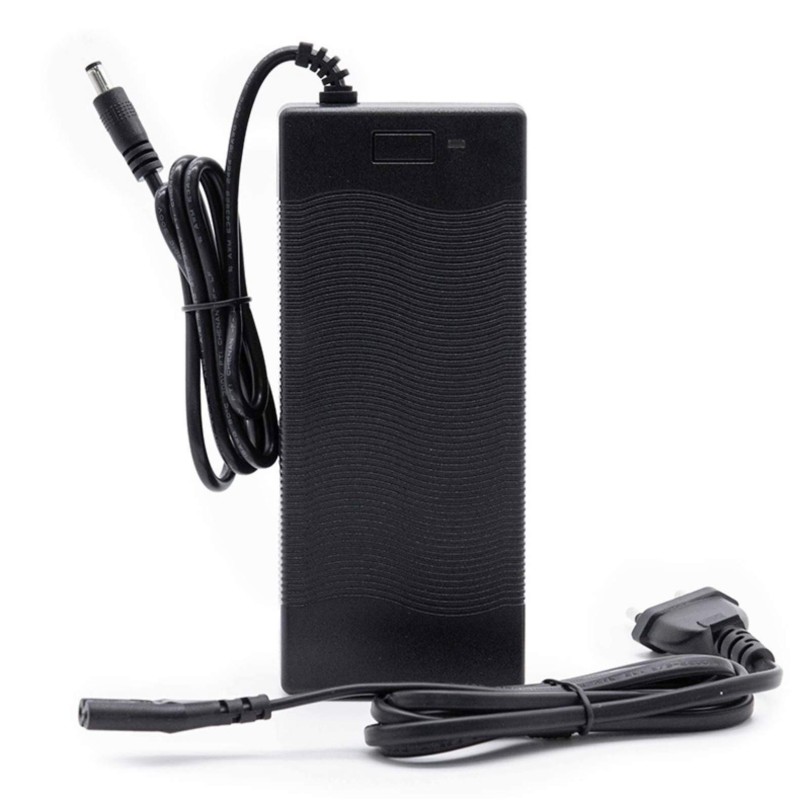 Carregador para scooter ou bicicleta elétrica 54,6v 2A - 48v - conector DC 5,5mm  - 1