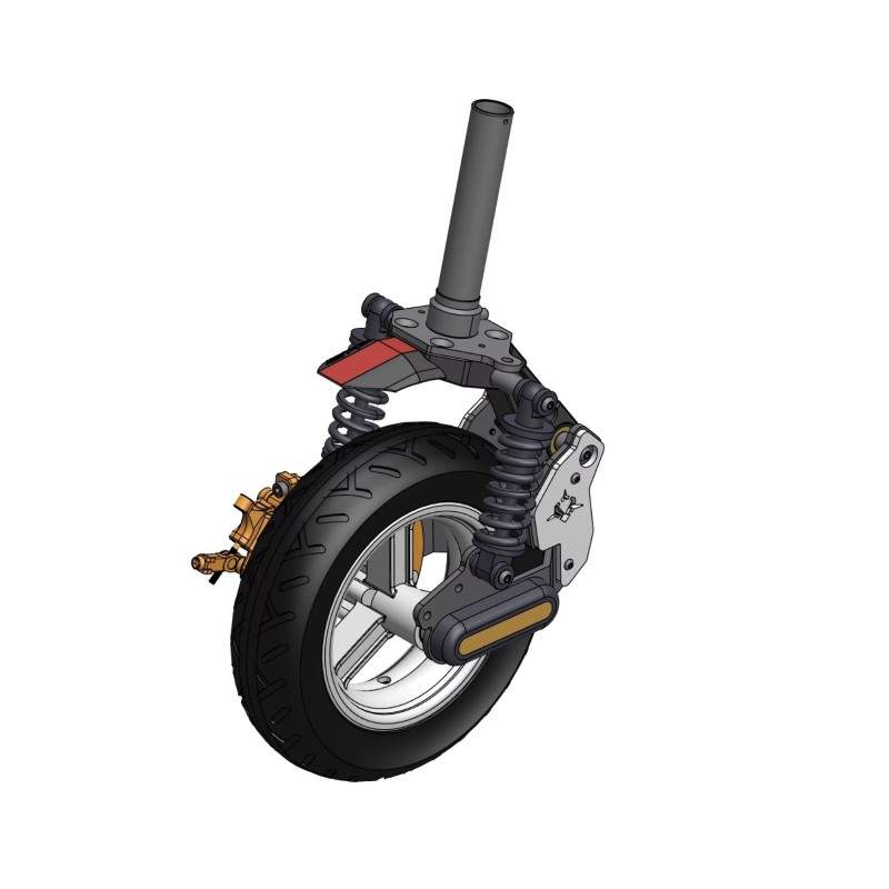 Sharkset prednji ovjes s disk kočnicom za Ninebot Max G30E ll / G30 LE / G30D / G30LP, Segway Max G2 / G65.  - 1 Sharkset prednj