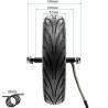 Motor original da série Ninebot Segway Max G2, todos os modelos - potência nominal de 450 W - máximo de 900 W  - 4 Motor origina