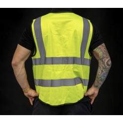 Reflective safety vest for riding electric scooters and other similar vehicles. Wan - 4 Reflective safety vest for riding electr