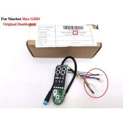 Painel de controle - tela para Ninebot Max G30 com dois cabos independentes para alavanca de freio Segway - Ninebot - 2 Painel d