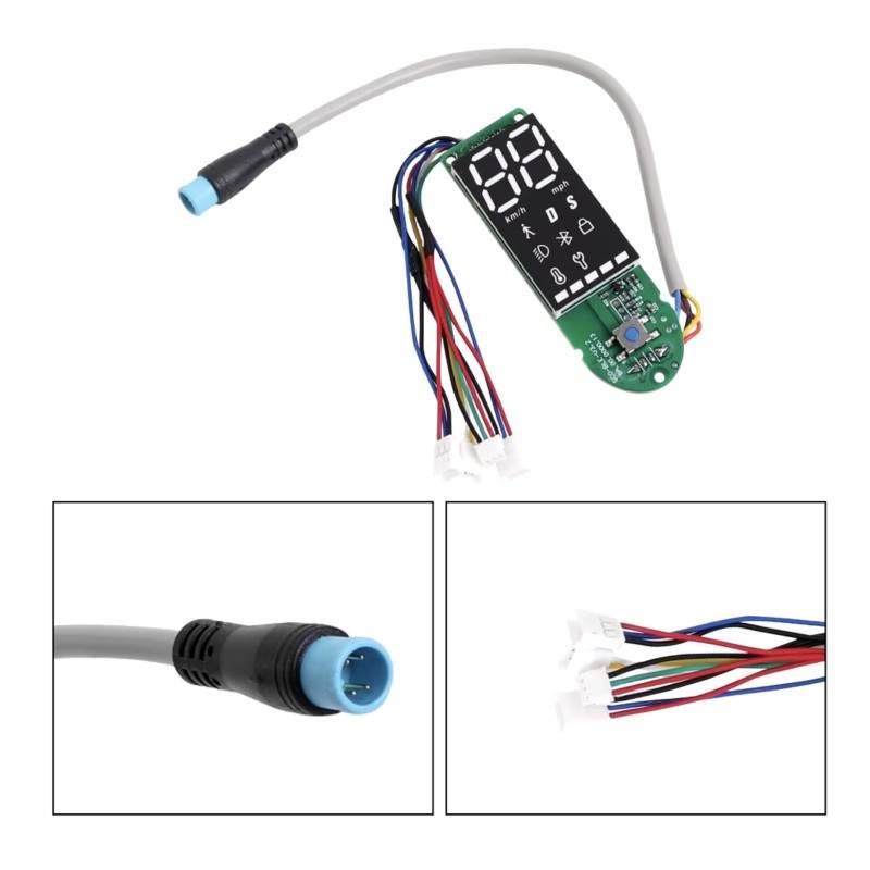 Panelʹ upravlinnya - ekran dlya Xiaomi Pro, Pro2, Essential z dvoma nezalezhnymy kabelyamy dlya ruchky halʹma  - 3 Panelʹ upravl