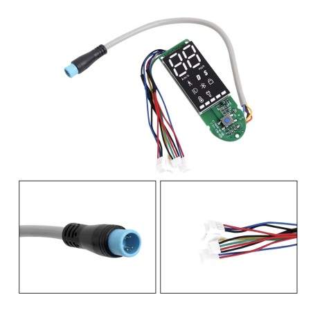 Pannello di controllo - schermo per Xiaomi Pro, Pro2, Essential con due cavi indipendenti per la leva del freno  - 3 Pannello di