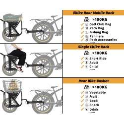 Monorim GL8 - rimorchio per portapacchi, cestino per biciclette o biciclette elettriche. Monorim - 2 Monorim GL8 - rimorchio per