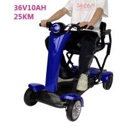 Trottinette électrique pliable à quatre roues avec chaise pour personnes âgées Segway - Ninebot - 4  