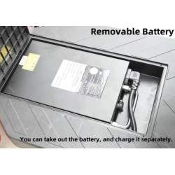 Firehjuls sammenleggbar elektrisk sparkesykkel med stol for eldre Segway - Ninebot - 8  