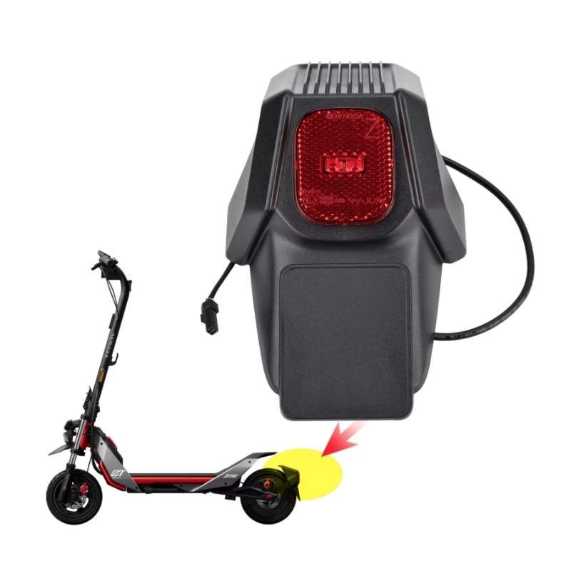Original complete rear fender with light for Segway ZT3 / Segway ZT3 Pro - parts and spares Segway - Ninebot - 1  