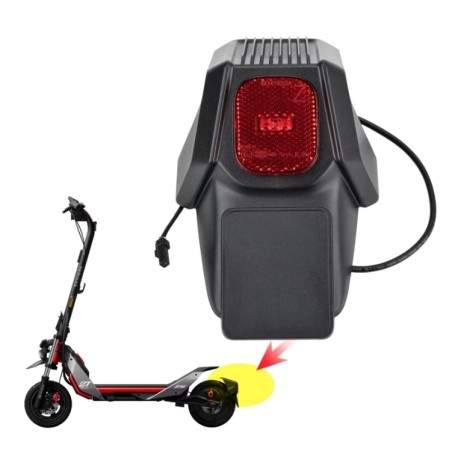 Original complete rear fender with light for Segway ZT3 / Segway ZT3 Pro - parts and spares Segway - Ninebot - 1  