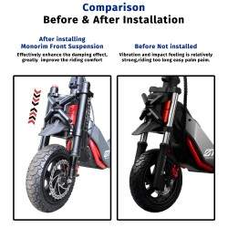Suspension avant Monorim-ZT3 pour trottinette electrique Segway ZT3 Pro - kit upgrade Monorim - 7 
Compatibilite: suspension ava
