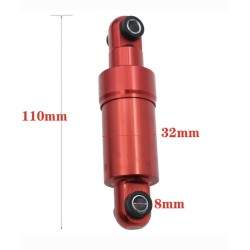 Amortiguador de muelle para patinete eléctrico para Smartgyro, Speedway color rojo de 110mm / 120mm KROXNE - 1  