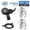 Sæt med to controllere med skærm og trigger til dobbeltmotorinstallation 60v 35A (JP) KROXNE - 1  
