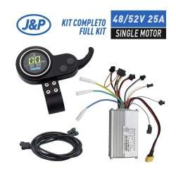 Kontrollsett med display og trigger 48v / 52v 25A (JP) for elektrisk sparkesykkel KROXNE - 1  