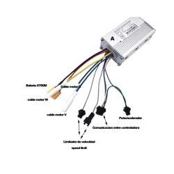 Controlador traseiro para scooter elétrica JP 60V 35A KROXNE - 2  