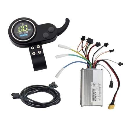 Controllersæt med display og trigger 48v / 52v 25A (JP) til el-scooter KROXNE - 3  