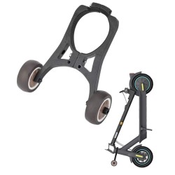 Supporto in metallo con ruote scorrevoli per monopattini elettrici Xiaomi, Segway serie F/D, Ninebot Max Series o simili  - 5