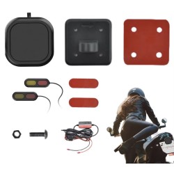 Sistema di rilevamento dell'angolo cieco impermeabile (angolo di 130º) per scooter, bicicletta o moto KROXNE - 1  