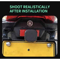 Wasserdichtes Toter-Winkel-Erkennungssystem (130º Winkel) für Roller, Fahrrad oder Motorrad KROXNE - 9  