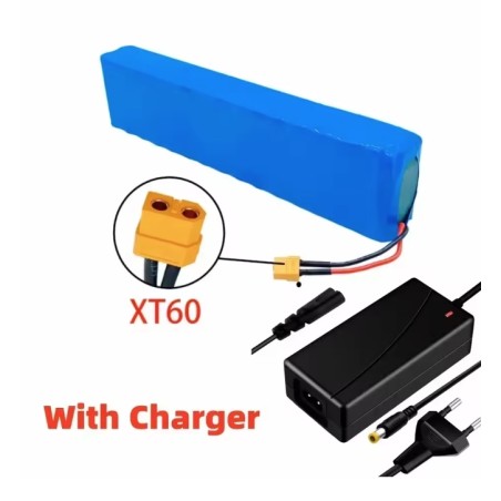 20000mah 48v baterija su 54,6v 2a įkrovikliu xt60-dc, bullet-sm, T plug-dc, xt60-sm, xt60-plug KROXNE - 1  