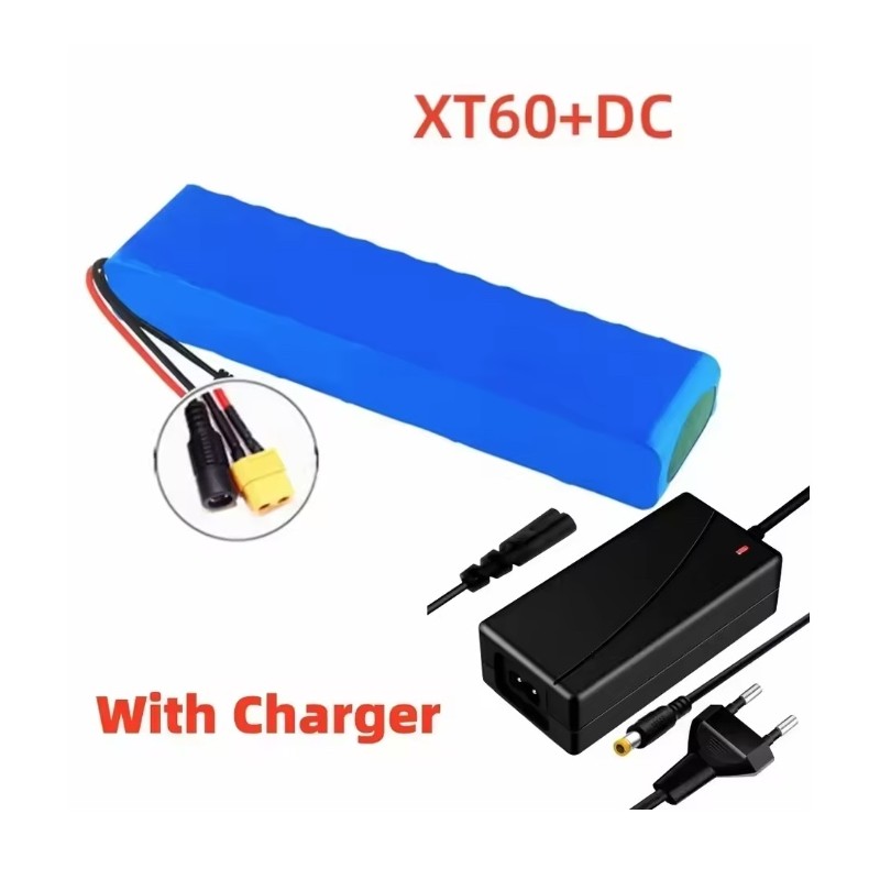 20000mah 48v batteri med 54,6v 2a oplader xt60-dc, bullet-sm, T plug-dc, xt60-sm, xt60-plug KROXNE - 6  