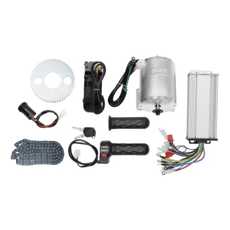 DIY 48-72v 3000w sada bezkomutátorového motoru pro čtyřkolku, skútr, kolo nebo motocykl KROXNE - 1  