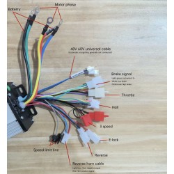 Kit de motor fără perii DIY 48-72v 3000w pentru quad, scuter, bicicletă sau motocicletă KROXNE - 23  