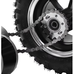 Súprava na prestavbu pre domácich majstrov (2 motory, ovládač a plyn) – Vzduchové pneumatiky – Motokára, invalidný vozík KROXNE 