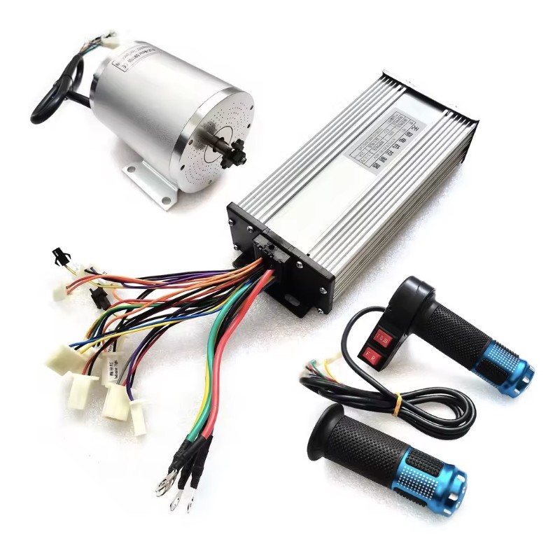 DC 60V/72V bezchetkov elektricheski motor Napravi si sam komplekt s visokoskorosten kontroler za GoKart, velosiped, skuter KROXN