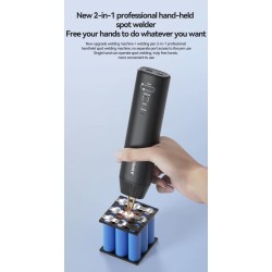Ruční bodová svářečka H1 s 11 a H2 s 90 nastavitelnými režimy pro lithiové baterie KROXNE - 11  