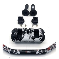 Závodní řídítka, profesionální gripy na kola, ATV, Quad 1-1/8" Kayo BSE CRF KLX KROXNE - 3  