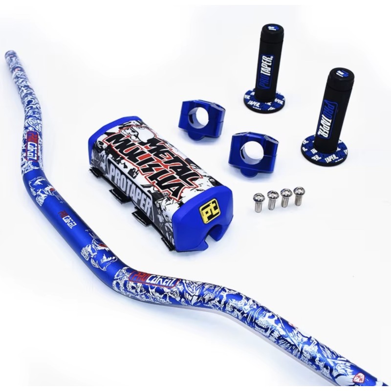 Závodní řídítka, profesionální gripy na kola, ATV, Quad 1-1/8" Kayo BSE CRF KLX KROXNE - 5  