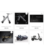 Selles jaotises pääsete juurde sõidukitele, osadele, täiustustele, osadele ja uuendustele elektrisõiduki margi ja mudeli järgi.